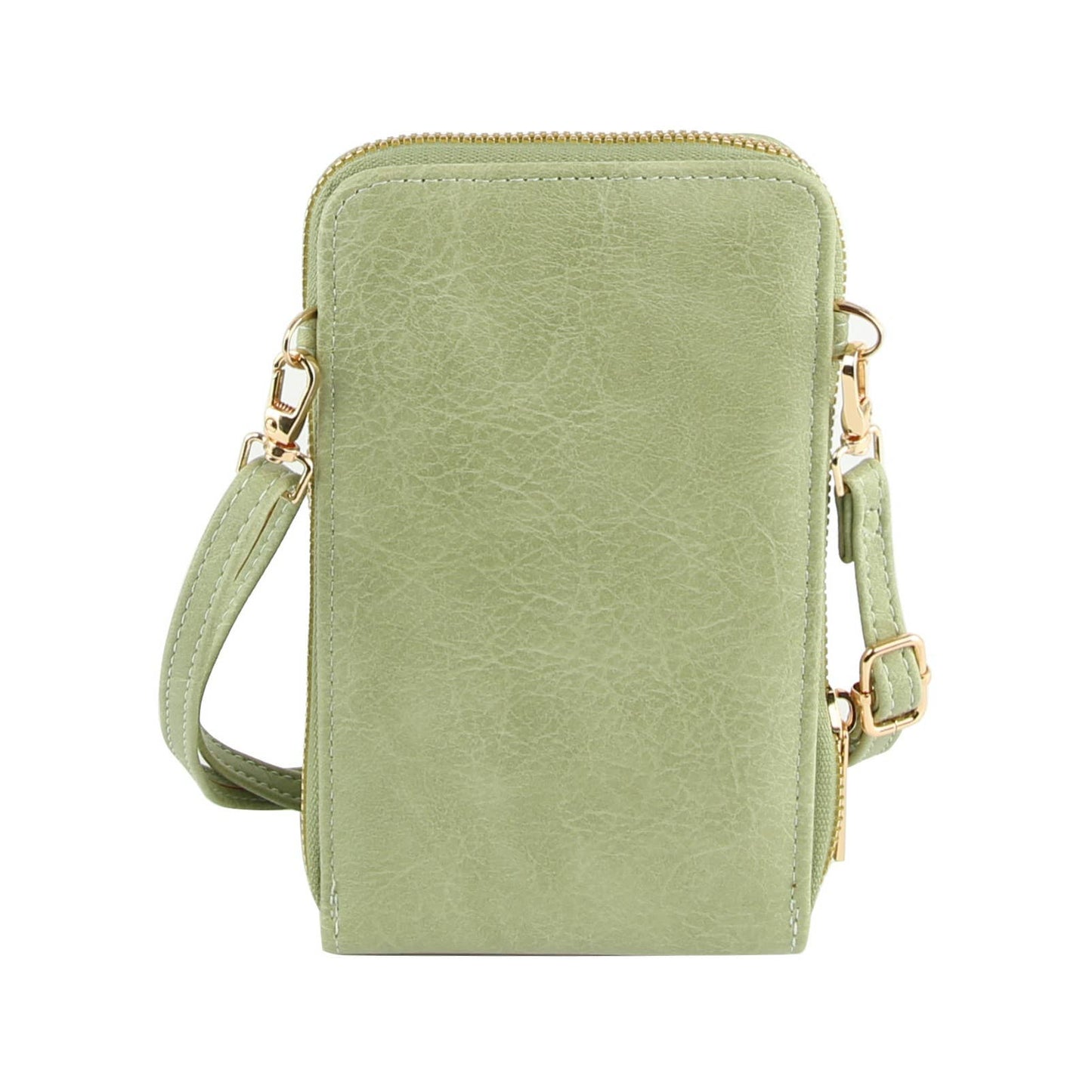 Crossbody Double Zip Handbag