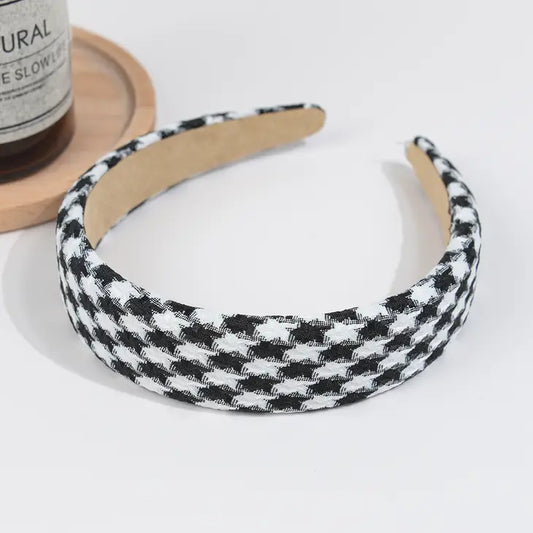Vintage Houndstooth Headband