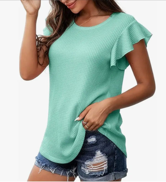 Waffle Ruffle T