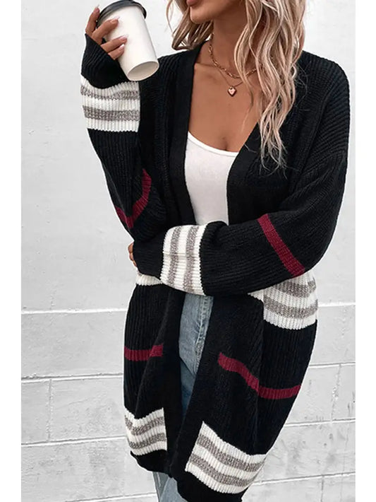 Red/Navy Cardigan