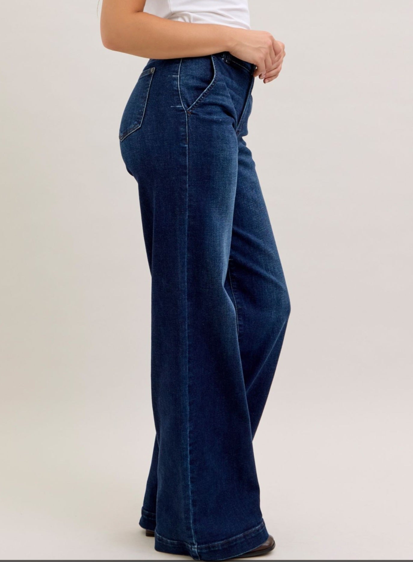 Judy Blue HW Trouser Wide Leg