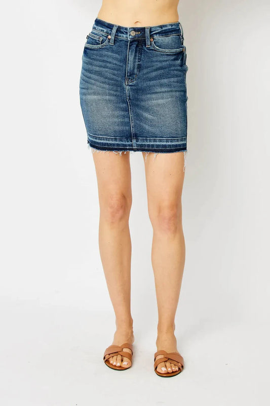 Released Hem Judy Blue Skirt