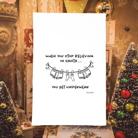 Tea Towel: Underwear From Santa