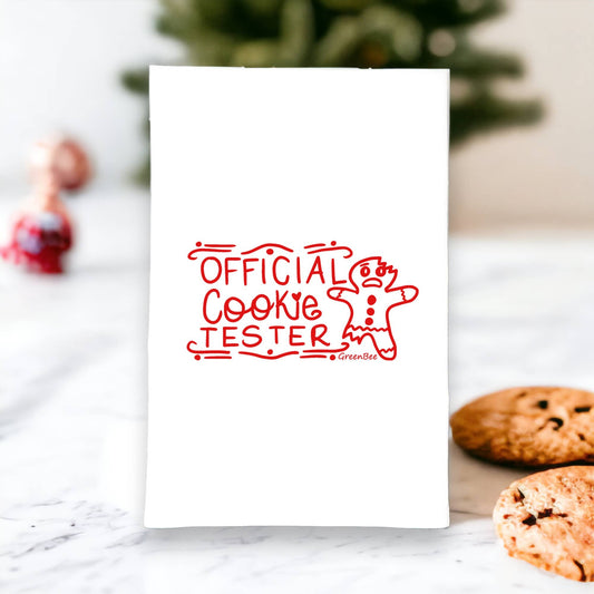 Tea Towel:  Official Cookie Tester