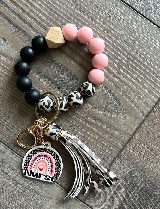 Nurse Wristlet Keychain