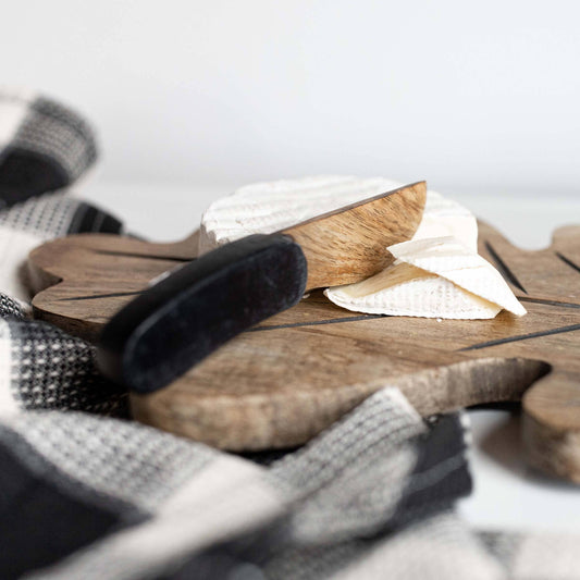 Wood Blade Charcuterie Spreader