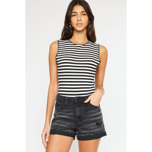 KanCan Black Denim Shorts
