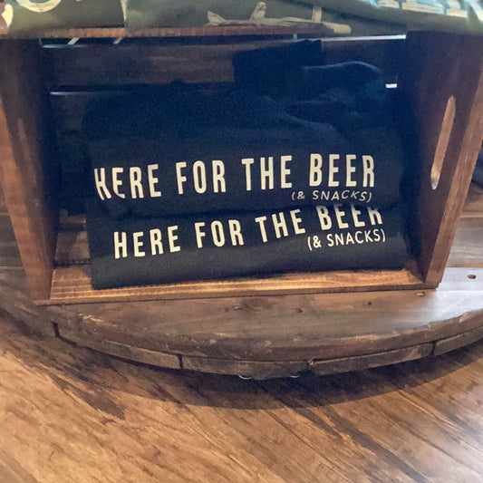 Here for the Beer & Snacks Sweatshirt