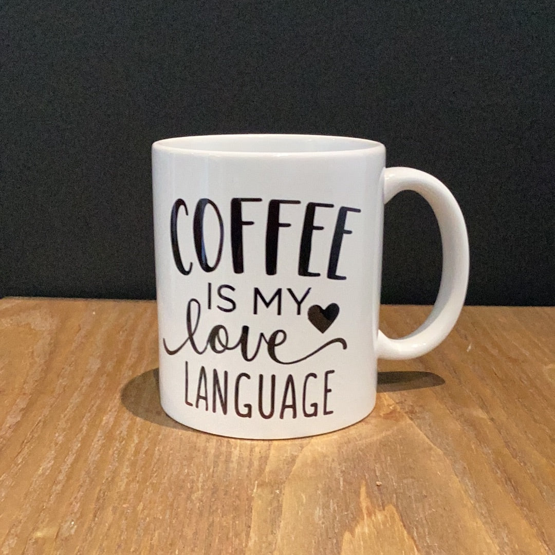 coffee love language mug