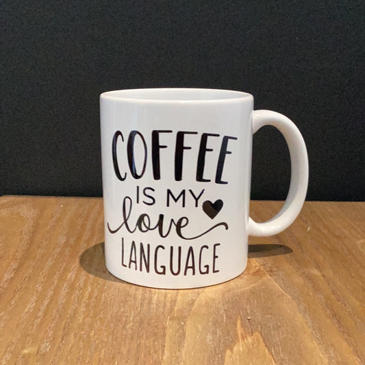 coffee love language mug